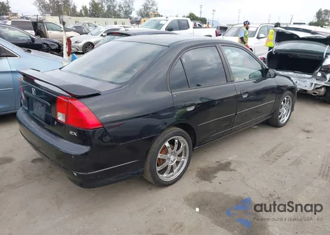 2005 Honda Civic Ex from USA, damaged, VIN 2HGES26755H533627